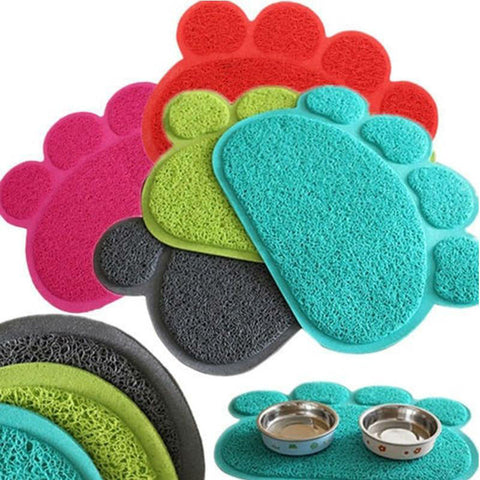 Cute Paw Cat Feeding Mat