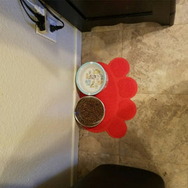 Cute Paw Cat Feeding Mat
