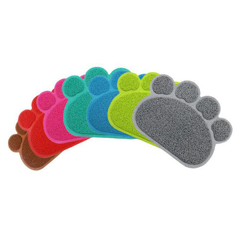 Cute Paw Cat Feeding Mat