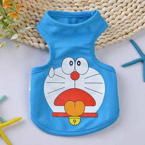 Stylish Cartoon Printed Cat Vest