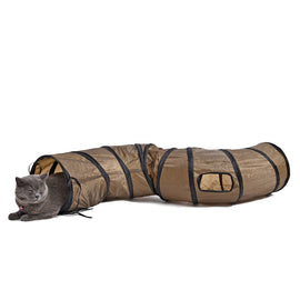 Funny Foldable Cat Play Tunnel