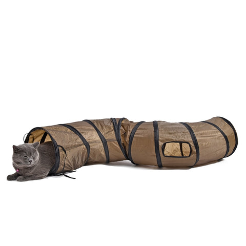 Funny Foldable Cat Play Tunnel