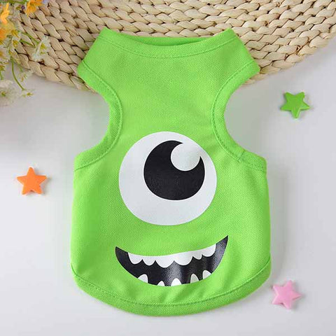Stylish Cartoon Printed Cat Vest