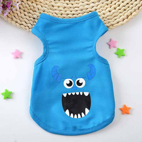 Stylish Cartoon Printed Cat Vest