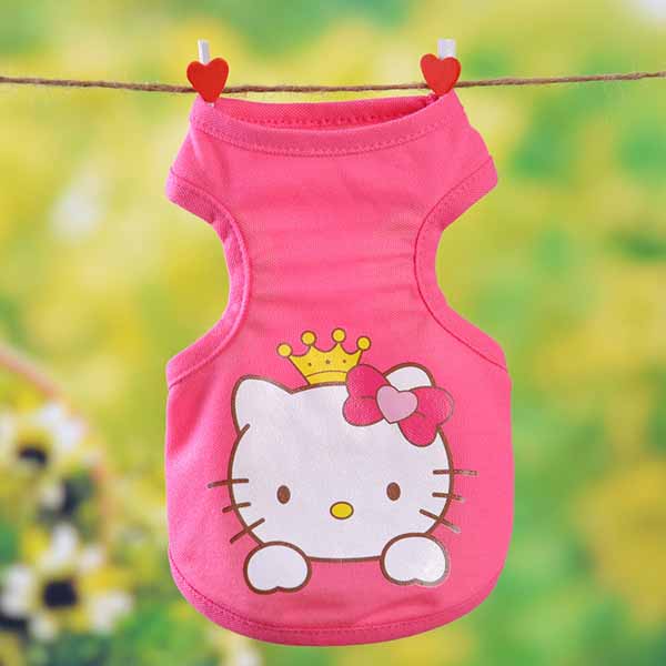 Stylish Cartoon Printed Cat Vest