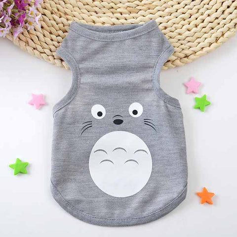 Stylish Cartoon Printed Cat Vest
