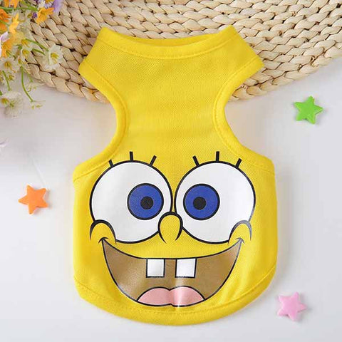 Stylish Cartoon Printed Cat Vest